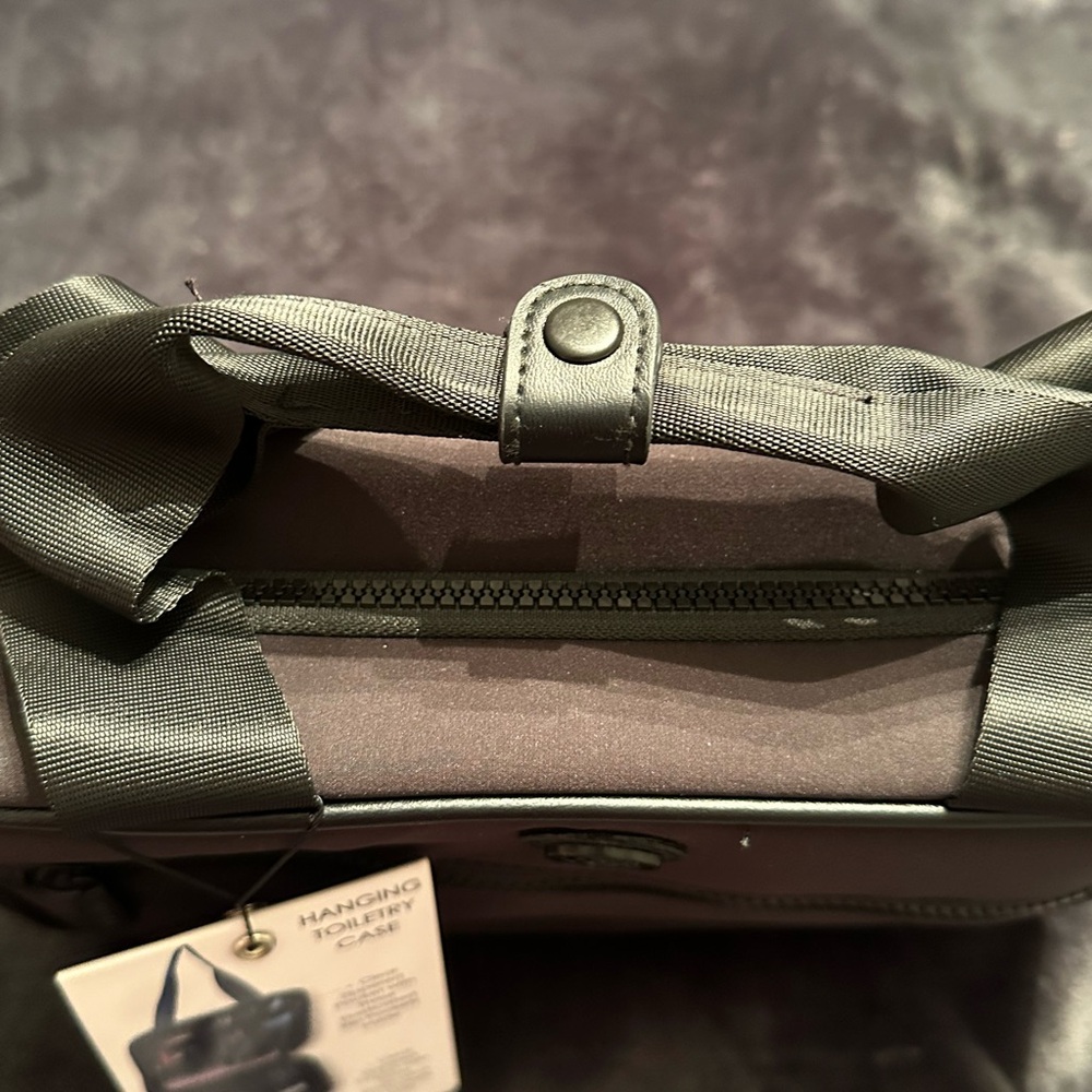 Joan & David Black Hanging Toiletry Case - Picture 5 of 5